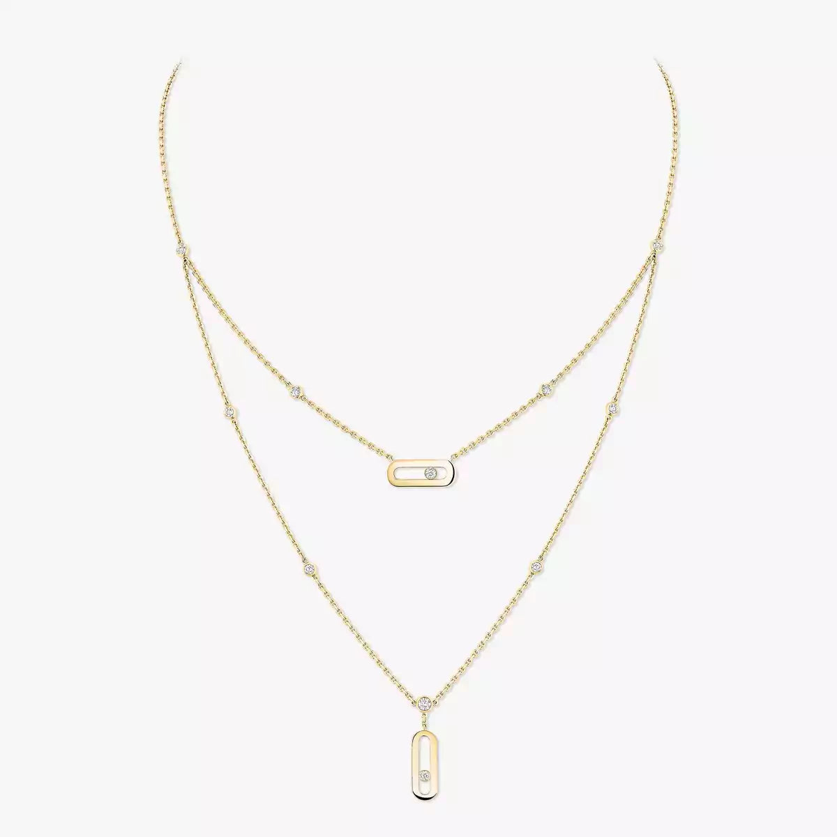 [⭐Miroze] Move Uno Diamond Necklace