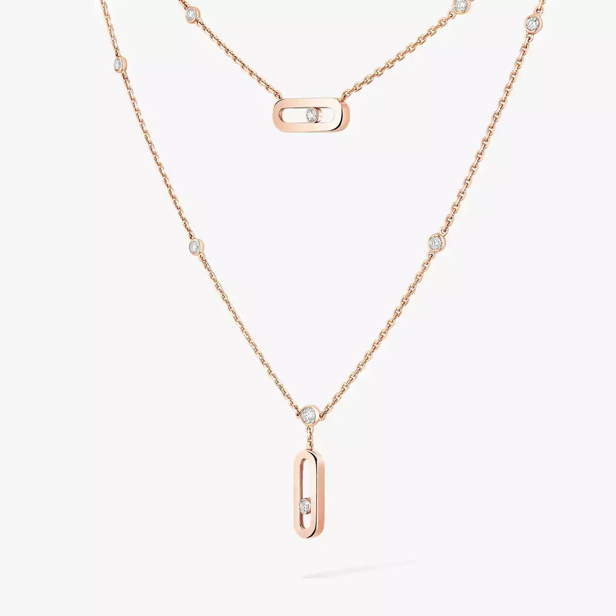 [⭐Miroze] Move Uno Diamond Necklace