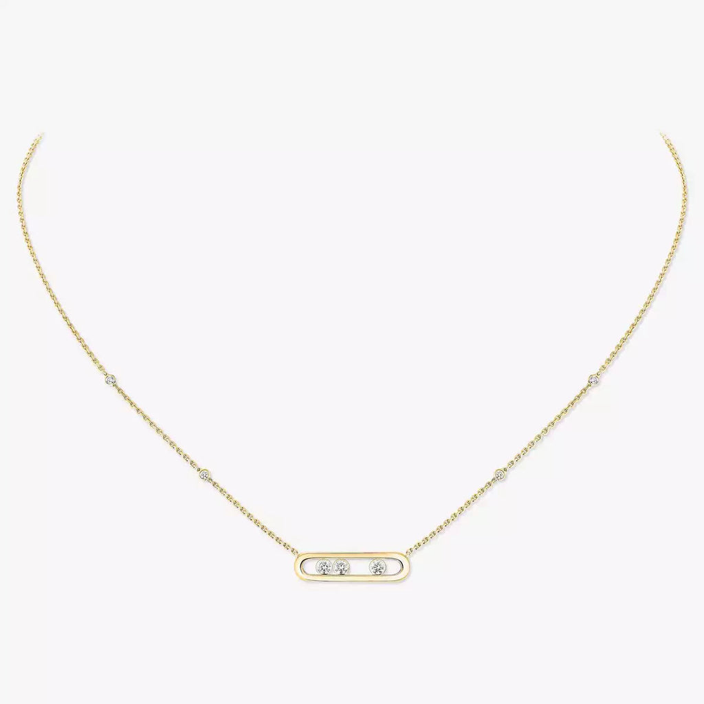 [⭐Miroze] Baby Move Gold Diamond Necklace