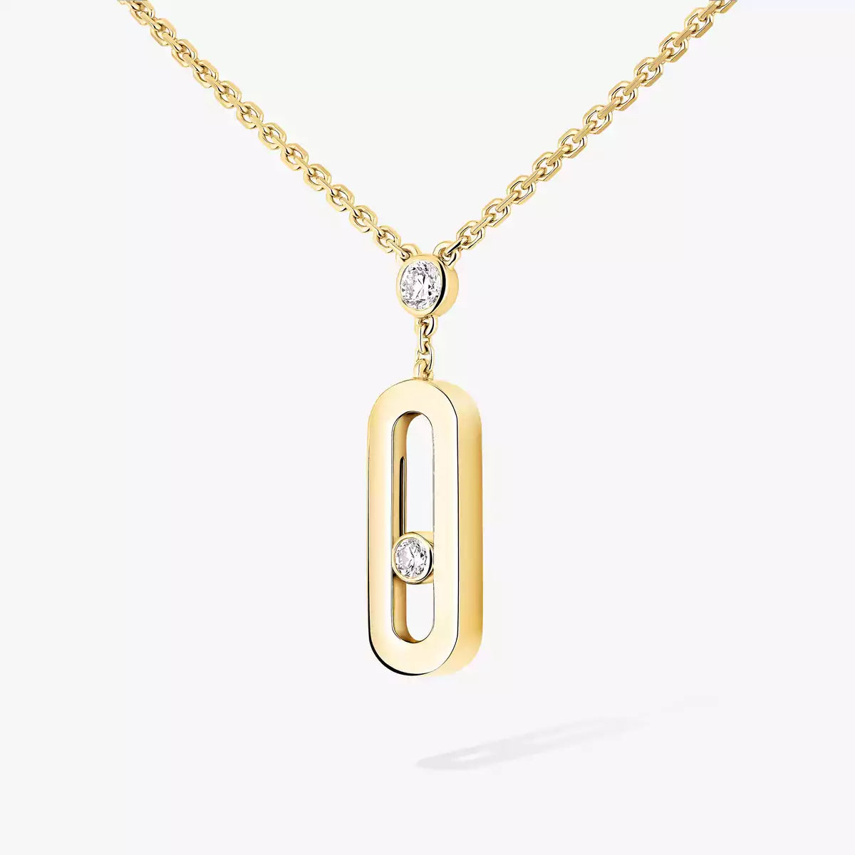 [⭐Miroze] Move Uno Gold Diamond Long Necklace
