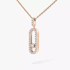 [⭐Miroze]Move Uno Diamond Necklace in Rose Gold