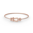 ⭐Miroze FORCE  HORSESHOE  DIAMOND TENNIS BRACELET