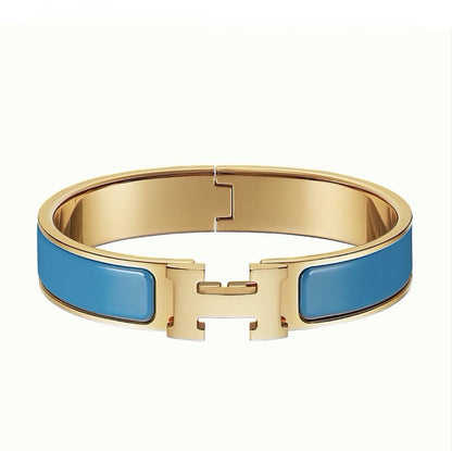 [⭐Miroze] H BRACELET TURQUOISE 12MM