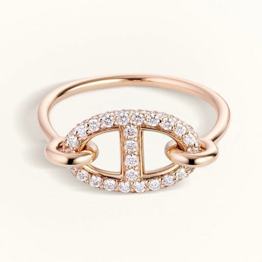 [⭐Miroze]RONDE SMALL DIAMOND RING