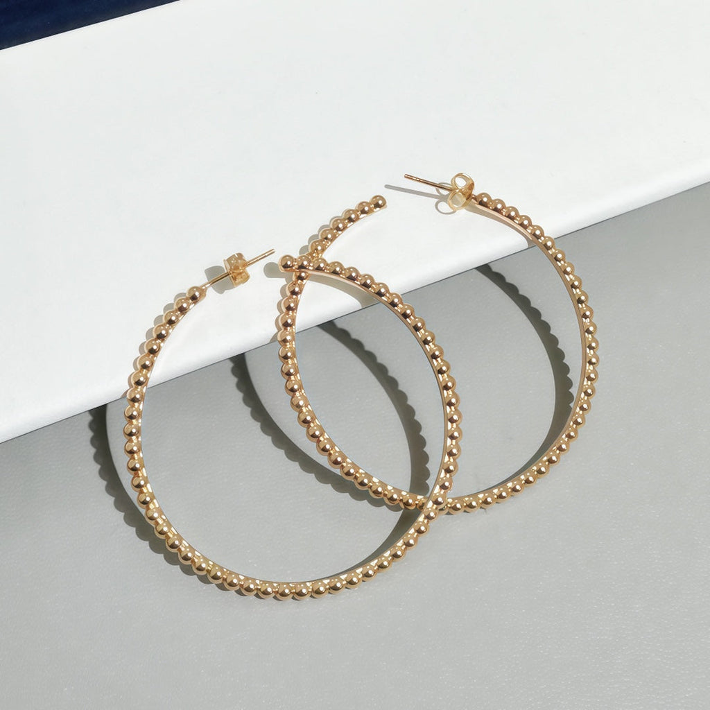 [⭐Miroze ]  SMOOTH BEAD STUD EARRINGS