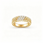[⭐Miroze ]  THREE-ROW DIAMOND RING