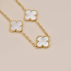 [⭐Miroze ]New CLOVER WHITE PEARL MOP 5 MOTIF BRACELET COLLECTION