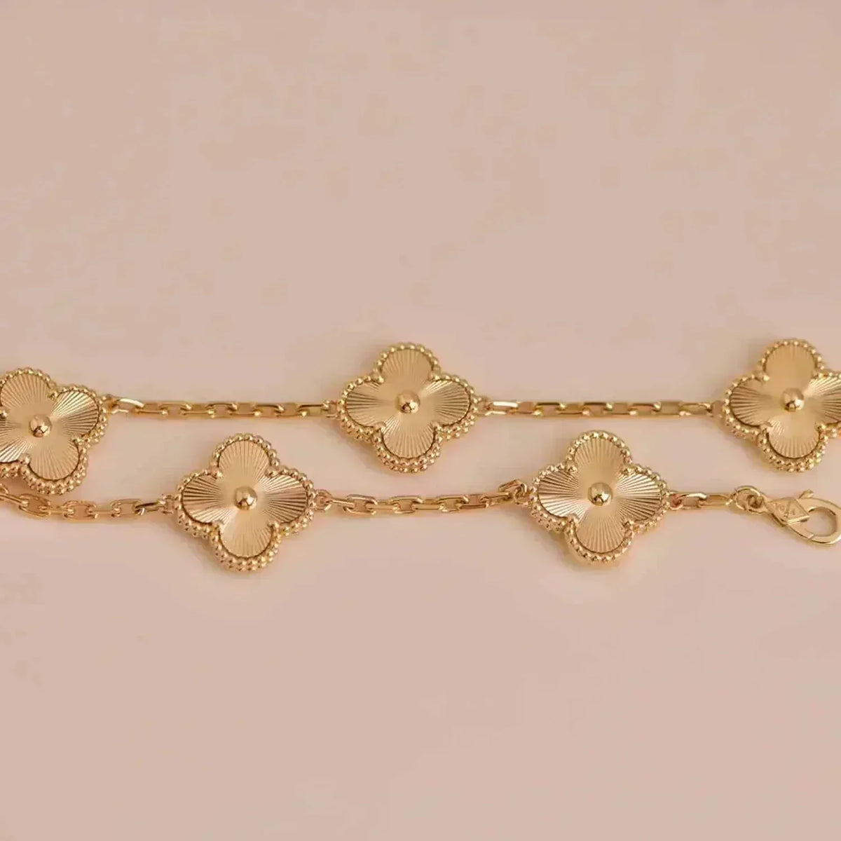 [⭐Miroze ]New  CLOVER 5 MOTIF LASER BRACELET COLLECTION