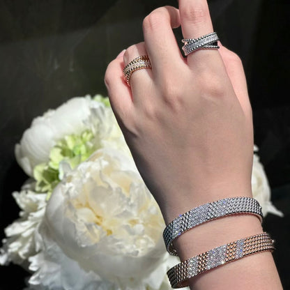 [⭐Miroze]  FIVE-ROW DIAMOND BRACELET