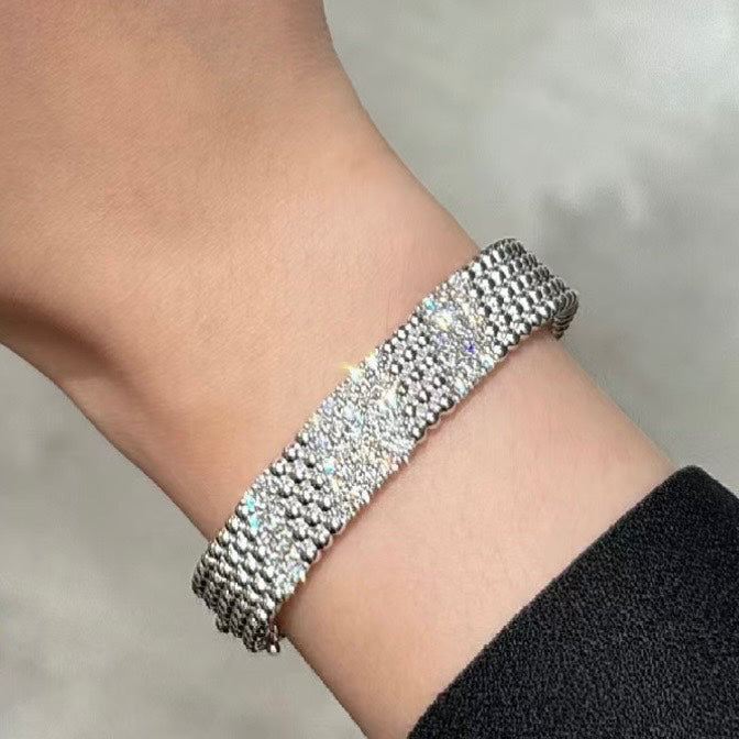 [⭐Miroze]  FIVE-ROW DIAMOND BRACELET