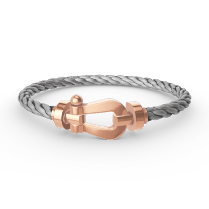 [⭐Miroze] FORCE LARGE HORSESHOE NO DIAMOND BRACELET ROSE GOLD