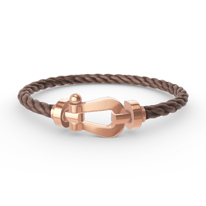 [⭐Miroze] FORCE LARGE HORSESHOE NO DIAMOND BRACELET ROSE GOLD