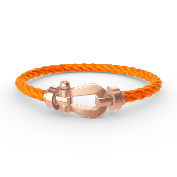 ⭐Miroze FORCE LARGE HORSESHOE NO DIAMOND BRACELET ROSE GOLD