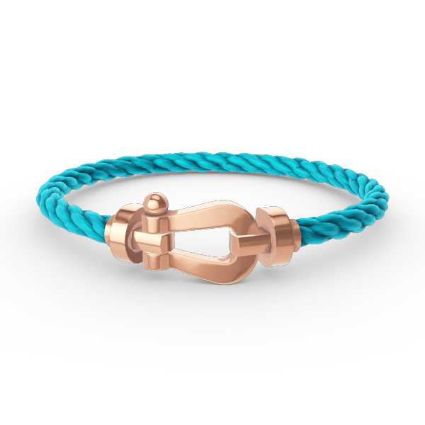 ⭐Miroze FORCE LARGE HORSESHOE NO DIAMOND BRACELET ROSE GOLD