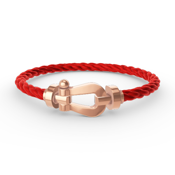 ⭐Miroze FORCE LARGE HORSESHOE NO DIAMOND BRACELET ROSE GOLD
