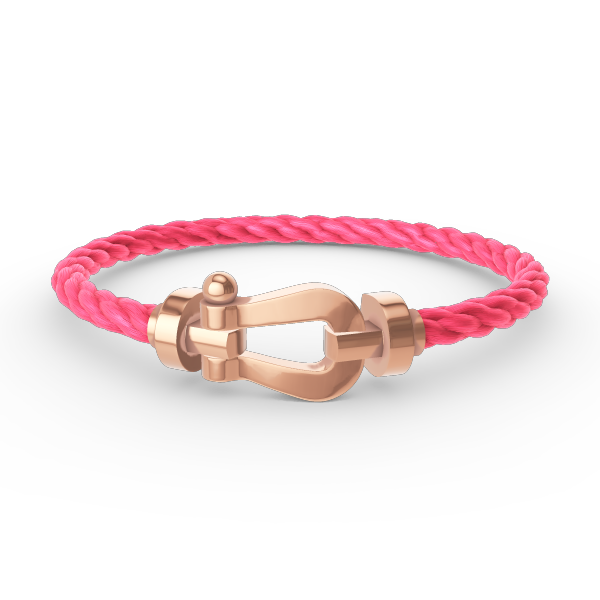 [⭐Miroze] FORCE LARGE HORSESHOE NO DIAMOND BRACELET ROSE GOLD