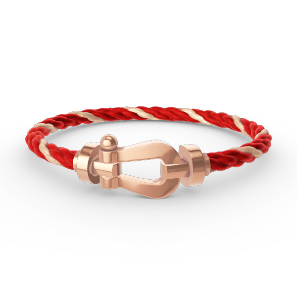 ⭐Miroze FORCE LARGE HORSESHOE NO DIAMOND BRACELET ROSE GOLD