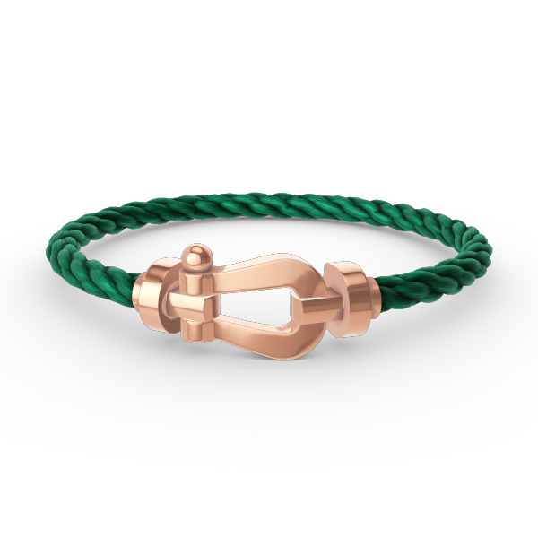 ⭐Miroze FORCE LARGE HORSESHOE NO DIAMOND BRACELET ROSE GOLD