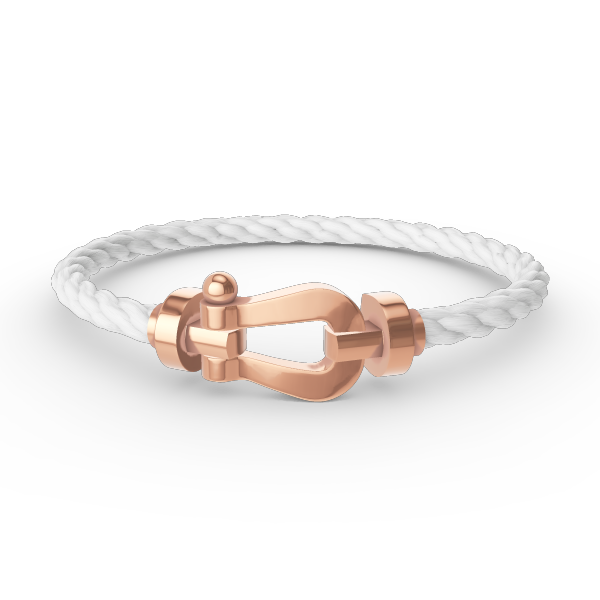 ⭐Miroze FORCE LARGE HORSESHOE NO DIAMOND BRACELET ROSE GOLD