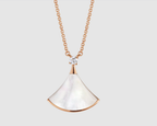 [⭐Veya]DREAM NECKLACE WHITE MOP PINK GOLD 1 DIAMOND