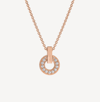 [⭐Veya]GARI NECKLACE PINK GOLD DIAMOND