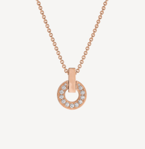 [⭐Miroze]GARI NECKLACE PINK GOLD DIAMOND