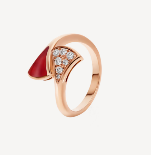[⭐Veya]DREAM RING PINK GOLD DIAMOND
