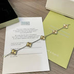 [⭐Miroze ]New  CLOVER 5 MOTIF LASER BRACELET COLLECTION