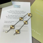 [⭐Miroze ]New  CLOVER 5 MOTIF LASER BRACELET COLLECTION