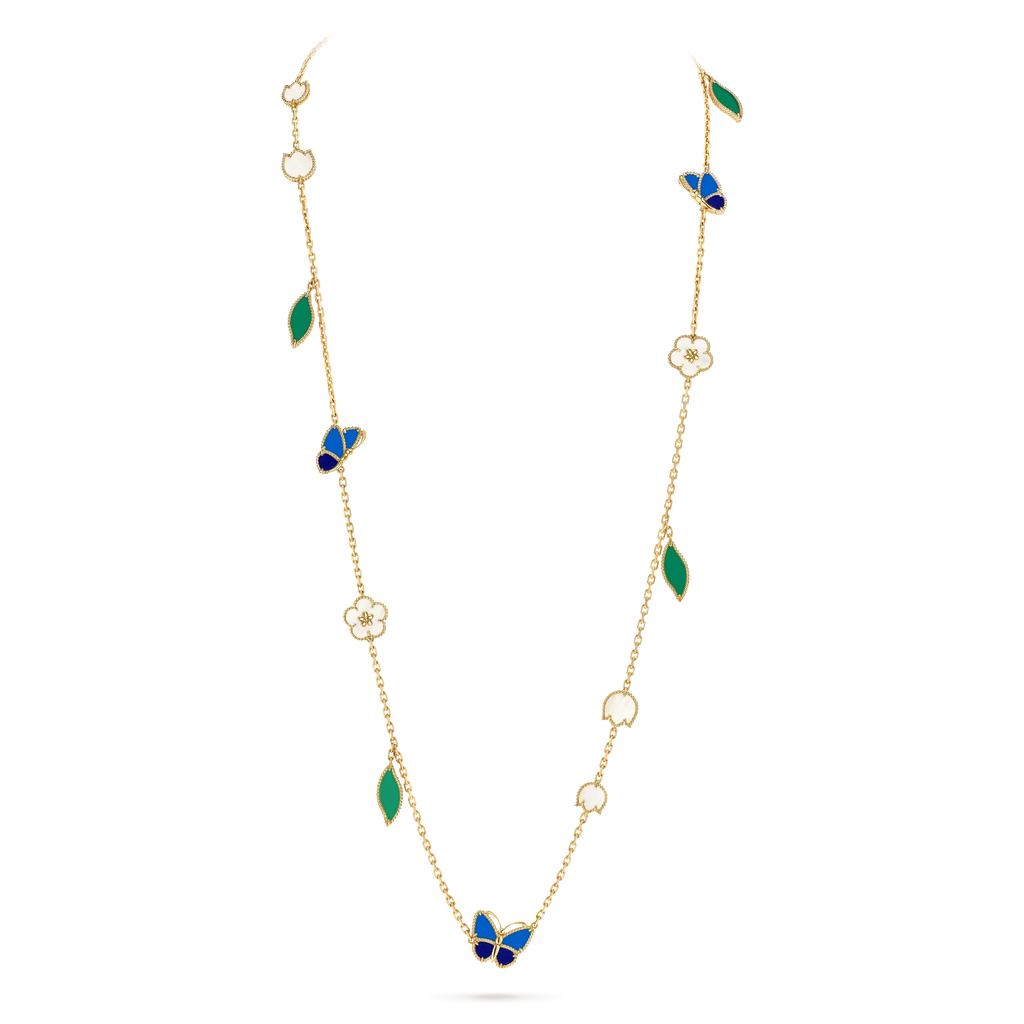 [⭐Miroze ] 26 NEW CLOVER 15 MOTIFS LUCKY NECKLACE