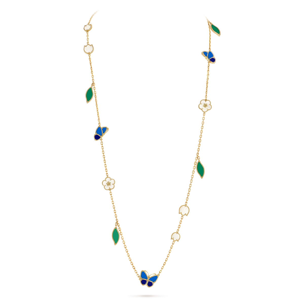 [⭐Miroze ] 26 NEW CLOVER 15 MOTIFS LUCKY NECKLACE
