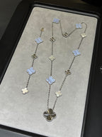 [⭐Miroze ] 25 NEW CLOVER 15 MOTIFS PURPLE CHALCEDONY