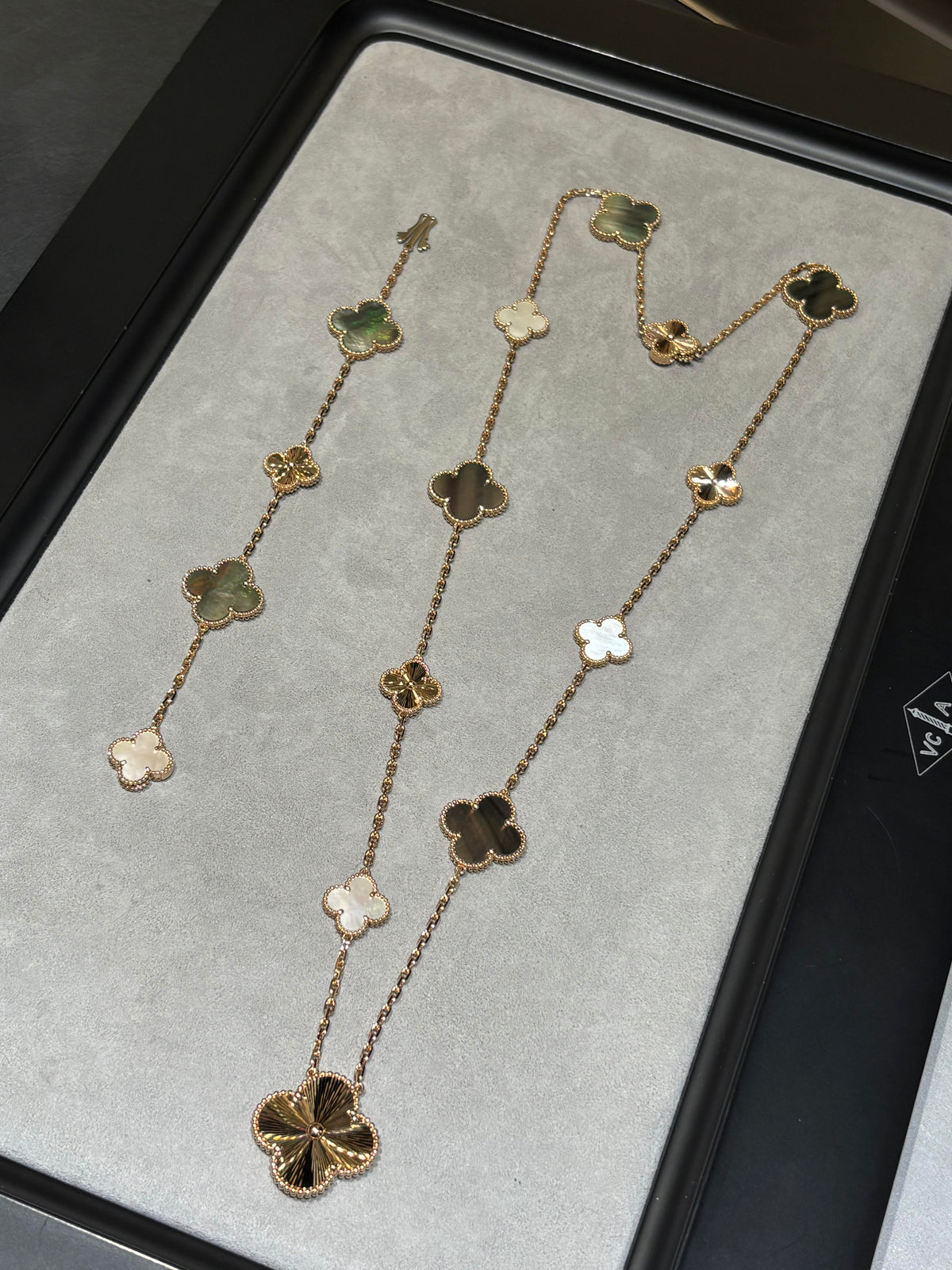 [⭐Miroze ] 25 NEW CLOVER 15 MOTIFS GRAY MOTHER-OF-PEARL