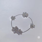 ⭐Miroze FRIVOLE SILVER 5 FLOWERS BRACELET