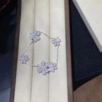 ⭐Miroze FRIVOLE SILVER 5 FLOWERS BRACELET