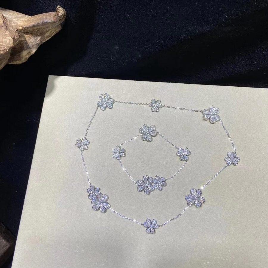 [⭐Miroze]FRIVOLE SILVER 5 FLOWERS BRACELET