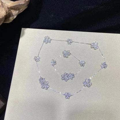 [⭐Miroze]FRIVOLE SILVER 5 FLOWERS BRACELET