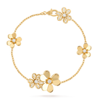 ⭐Miroze FRIVOLE GOLD 5 FLOWERS BRACELET