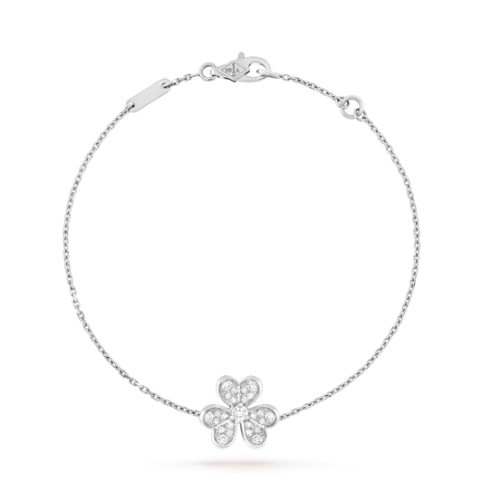 [⭐Miroze]FRIVOLE SILVER FLOWER DIAMOND BRACELET