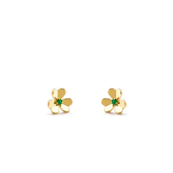 ⭐Miroze FRIVOLE  FLOWER MALACHITE EARRINGS