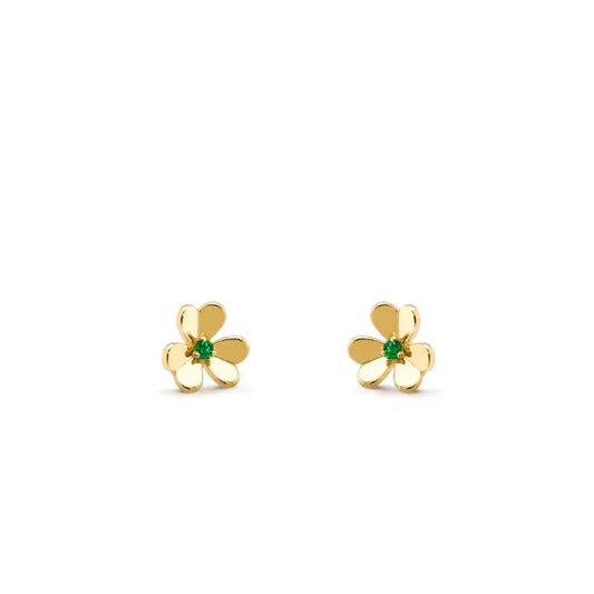 [⭐Miroze]FRIVOLE  FLOWER MALACHITE EARRINGS