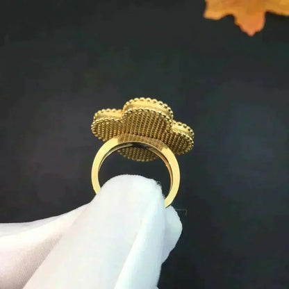 [⭐Miroze]CLOVER MALACHITE RING