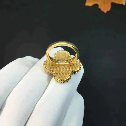 [⭐Miroze]CLOVER MALACHITE RING