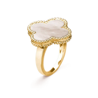 ⭐Miroze CLOVER WHITE MOP RING
