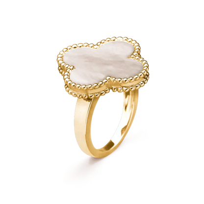 [⭐Miroze]クローバーホワイトモップリング