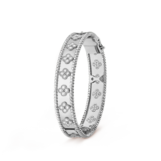 [⭐Miroze]CLOVER BRACELET 8MM DIAMONDS