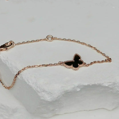 [⭐Miroze]BUTTERFLY ONYX  バタフライ ブレスレット