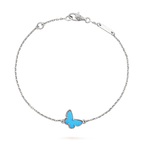 ⭐Miroze BUTTERFLY TURQUOISE BUTTERFLY BRACELET SILVER
