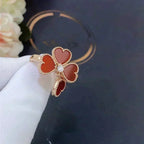 ⭐Miroze SWEET CLOVER CARNELIAN RING
