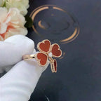 ⭐Miroze SWEET CLOVER CARNELIAN RING